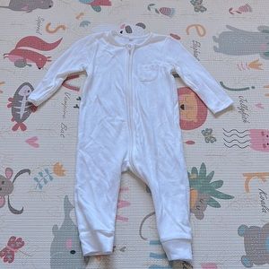 Baby Mori zip romper 9-12m